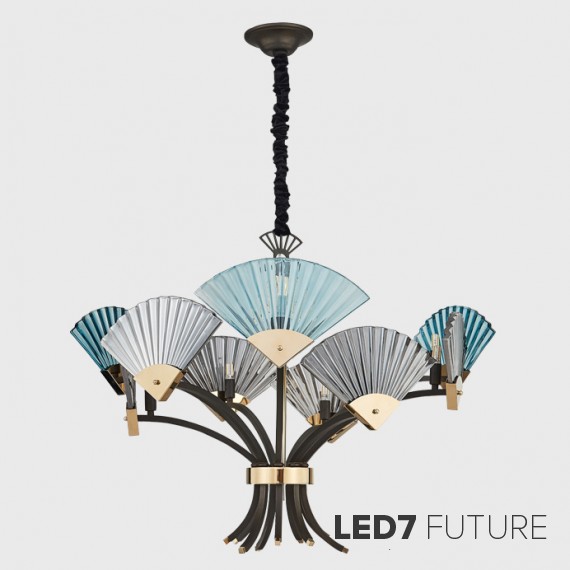 Loft Industry Modern - Fan Chandelier